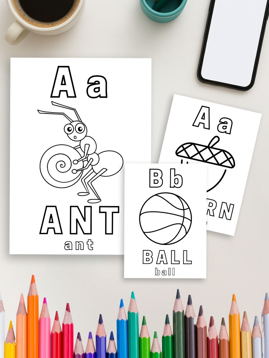 78 Preschool Alphabet Coloring Pages - Image 3